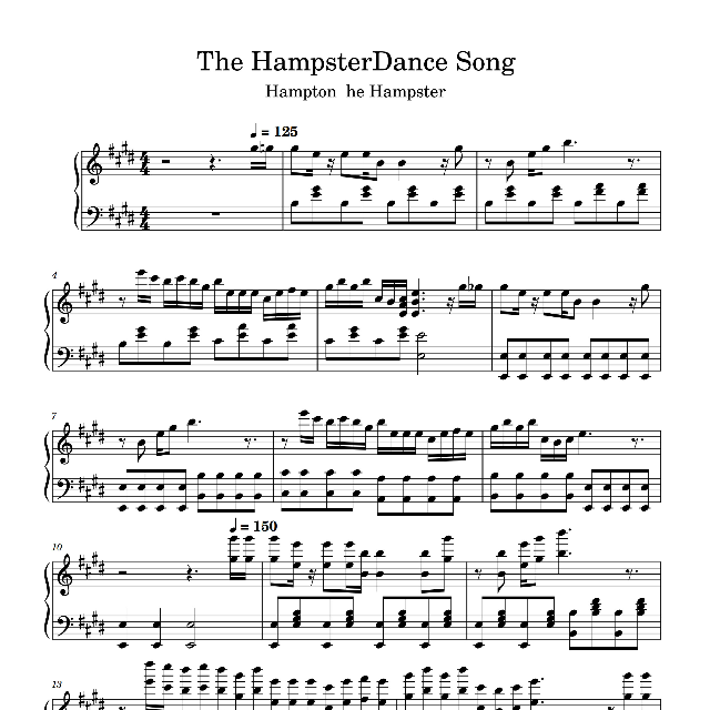 The HampsterDance Song-魔鬼改编版